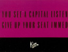 Kiss 100 FM - Give Up Your Seat