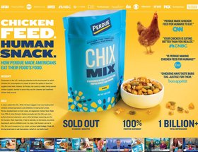 Perdue Chix Mix: Chicken Feed. Human Snack